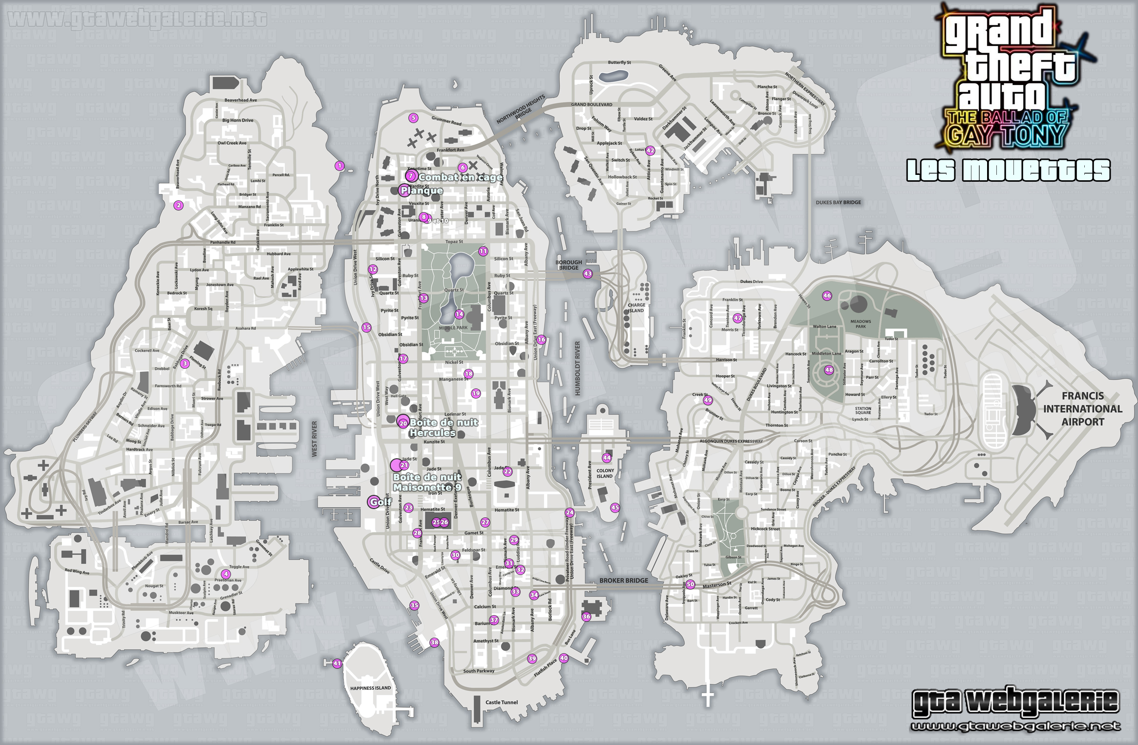 gta episodes from liberty city map